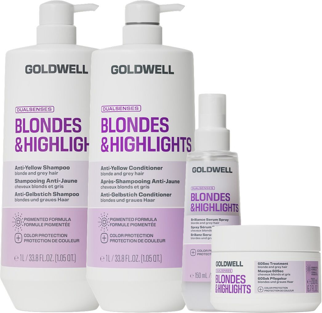 Goldwell Dualsenses Blondes & Highlights Anti-Yellow Shampoo 1000Ml, A