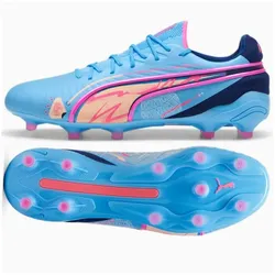 Puma, Herren, Fussballschuhe, King Ultimate Vol. Up Fussballschuhe (42.5), Pink, Blau