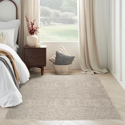 Nourison Shadows Indoor only Grey Persian Area Rug