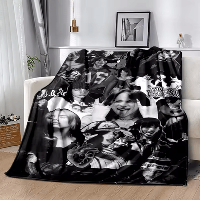 Inspire Curations Billie Eilish Flannel Throw Blanket 5 130x150cm