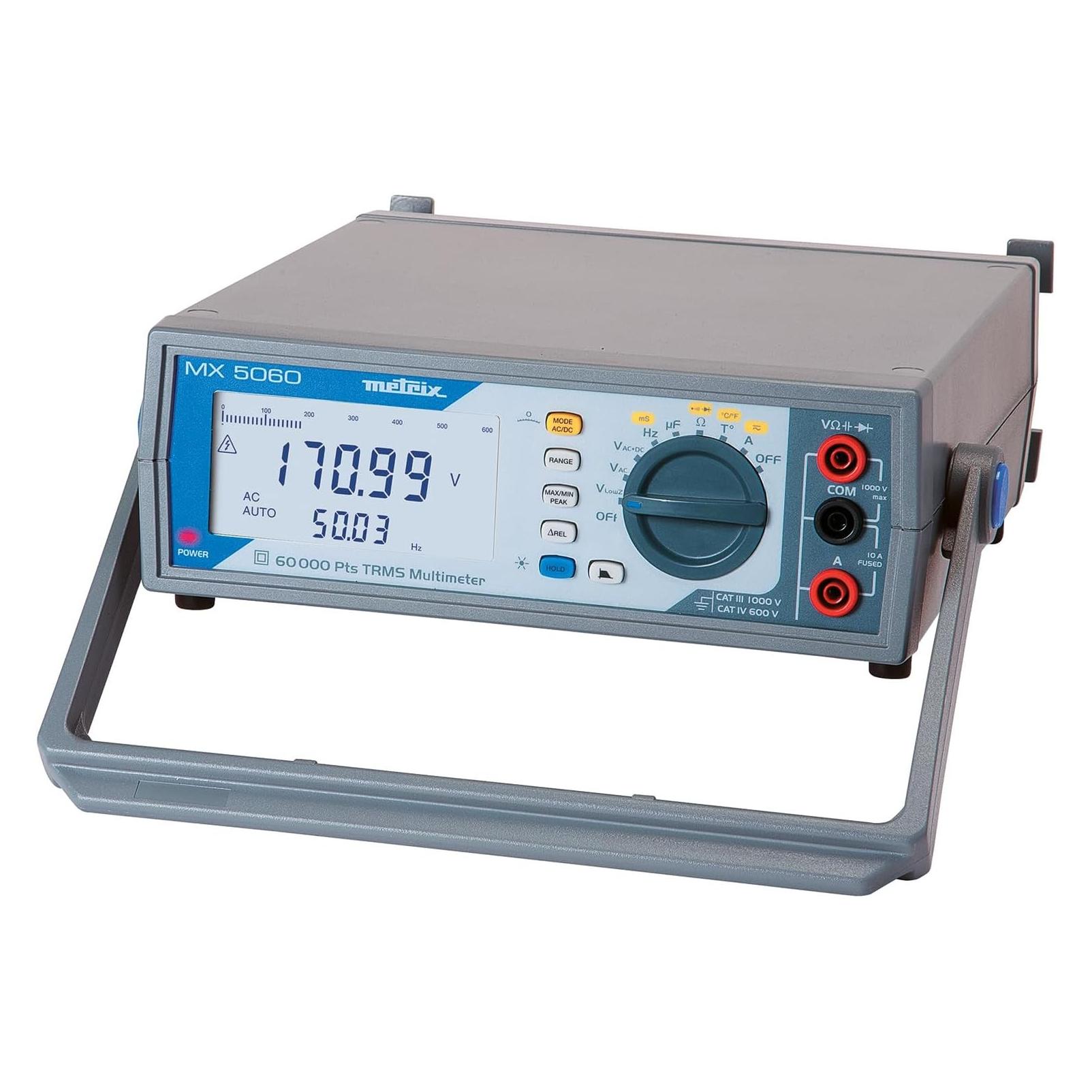 Metrix Tisch Multimeter Für Ihre Laboranwendungen einfach und effizient (CAT III 1000V, Oszilloskop) (MX5060)