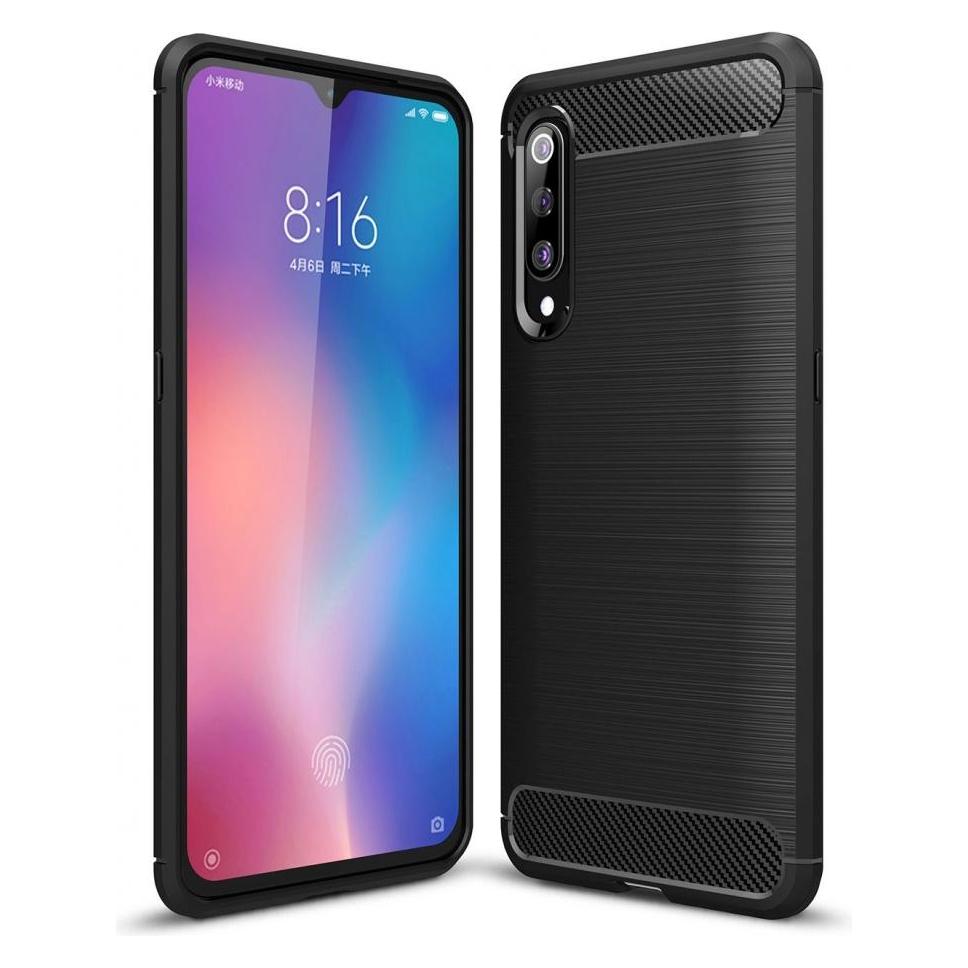 Screenguard Xiaomi Mi 9 Hülle Carbon Brushed Soft TPU (Xiaomi Mi 9) (00024448)