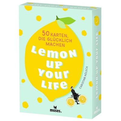 Lemon up your life 50 Karten, die glücklich machen, Gebundene Ausgabe von , Moses verlag, 978-3-96455-393-5