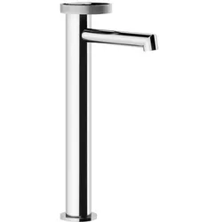 Gessi Anello, Waschtisch-Einhebelmischer, hohe Version, ohne Ablaufgarnitur, Ausladung 128mm, 63304713, Farbe: Messing Antik