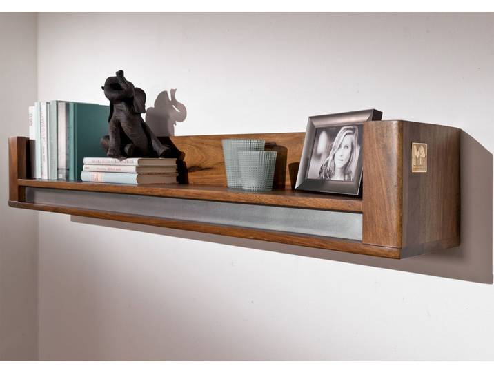 Étagère murale 120x22 Palissandre laqué Noble unique SYDNEY #108
