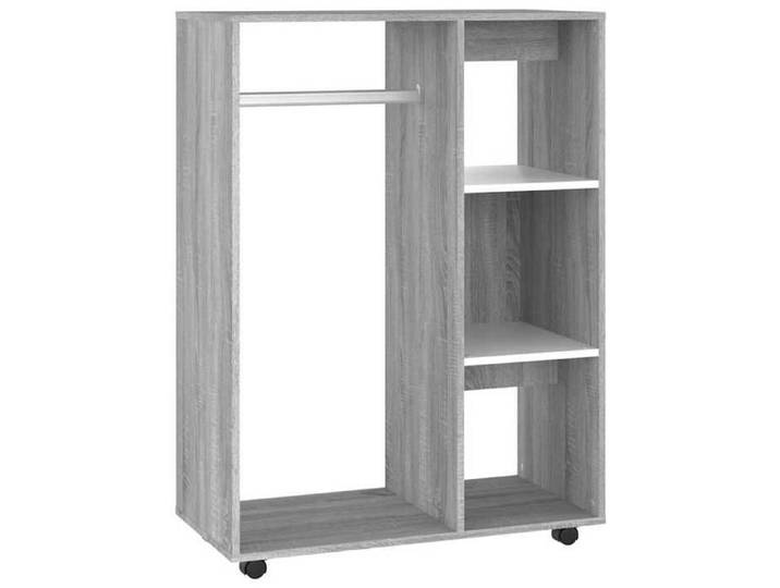 &Mode Garde-robe étagère à chambre - sonoma gris - 80x40x110 cm - Bois d'ingénierie - armoire de rangement Sale55489