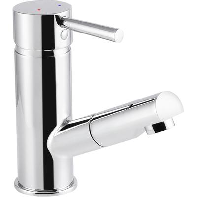 Waschtischarmatur CORNAT "Fuerte", silber, Messing, Armaturen, HD, Messing, verchromt