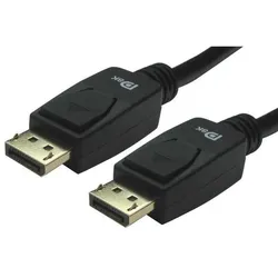 RS PRO DisplayPort-Kabel A Display-Anschluss B Dis (3 m), Videokabel, Schwarz