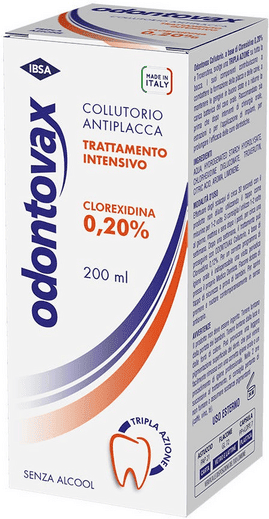 Odontovax Clorexidina 0,20% Collutorio Antiplacca 200 ml