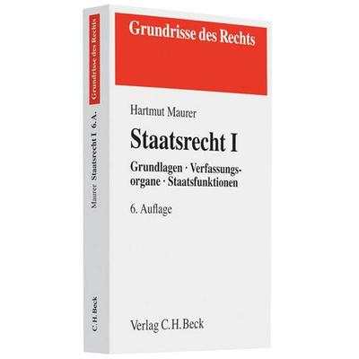 Staatsrecht I, Taschenbuch von Hartmut Maurer, C. H. Beck