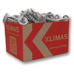 Klimas Tellerkopfschraube 6x200 Tellerkopf hell verz.TX30