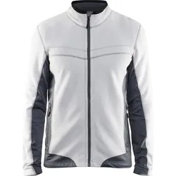 Microfleecejacke "4997" - S - weiß/grau