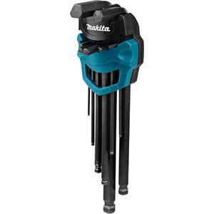 Makita Sechskantschlüssel B-65894, 1,5 - 10mm, mit Kugelkopf, 9-teilig