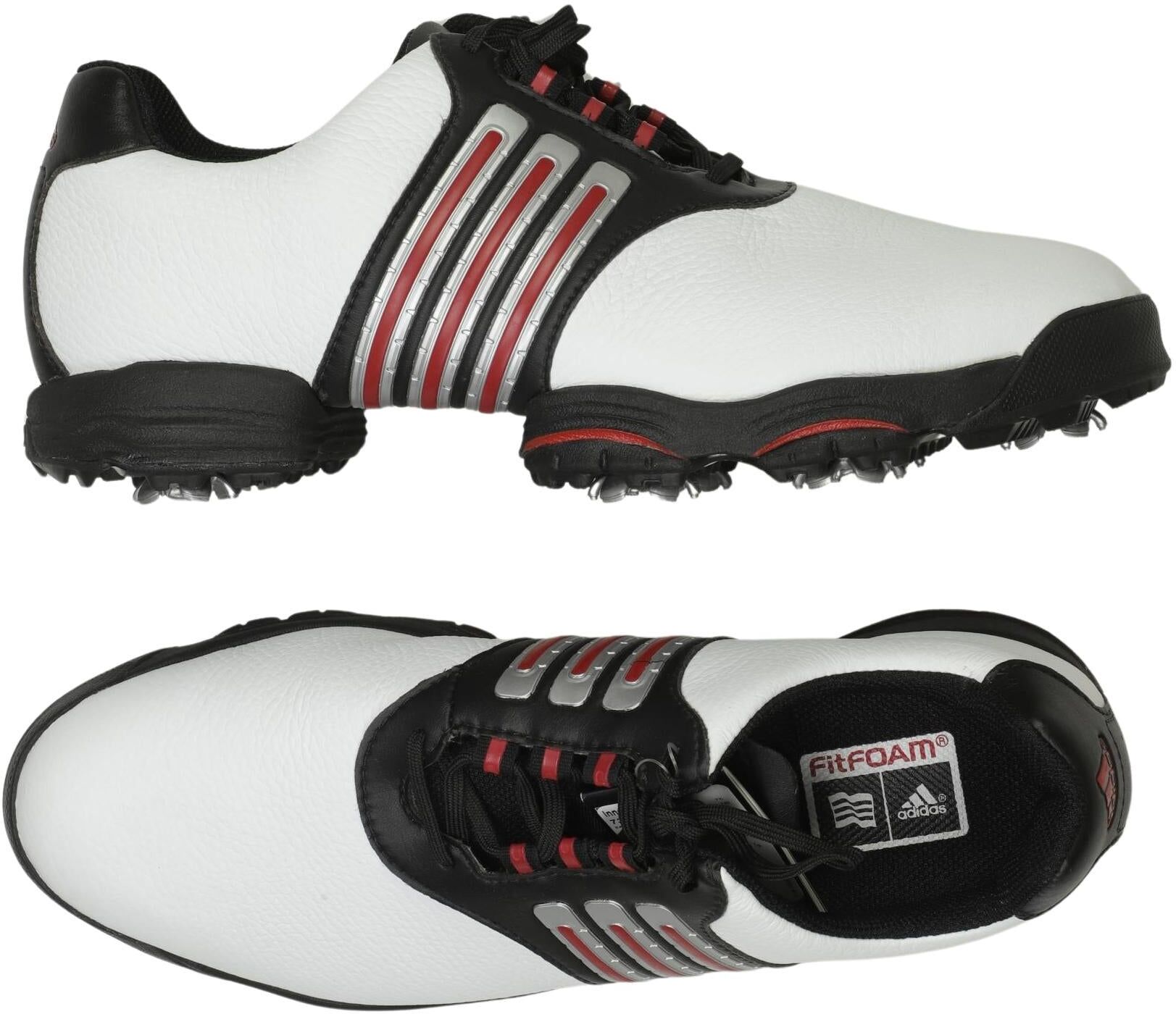 Adidas Golf Herren Sneaker, Mehrfarbig, Gr. EU 41 (UK 7.5), Leder - Second Hand
