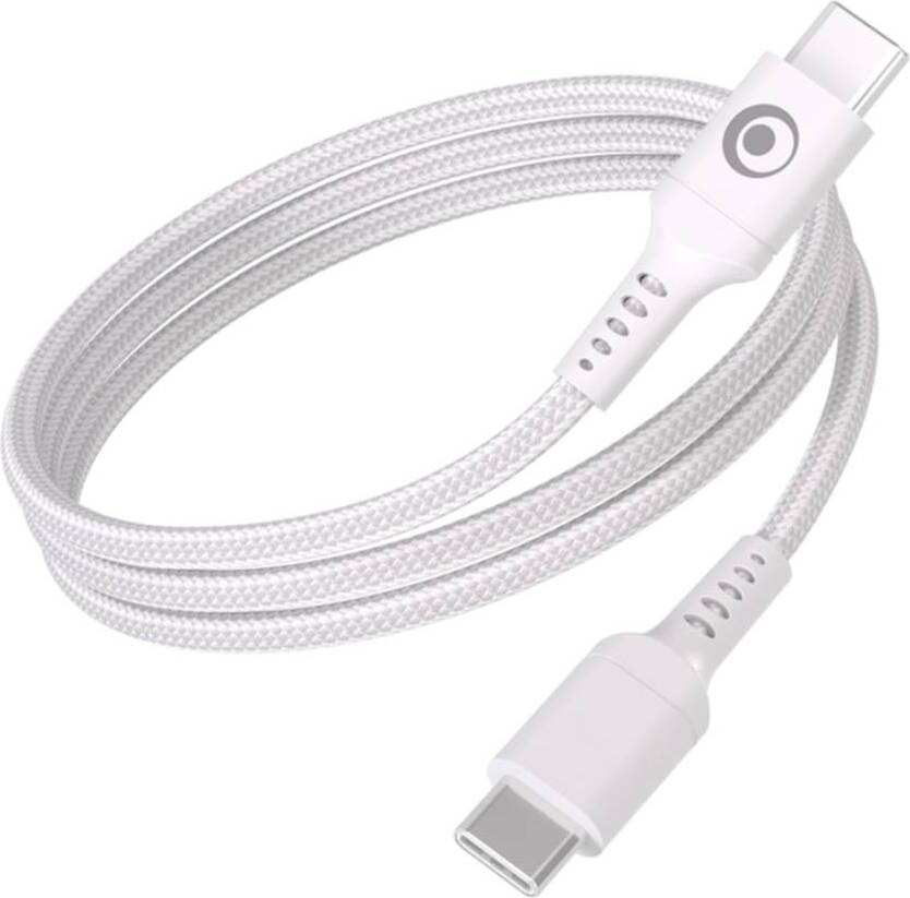 Bigben Connected USB-C naar USB-C kabel, 1,2 meter, Wit