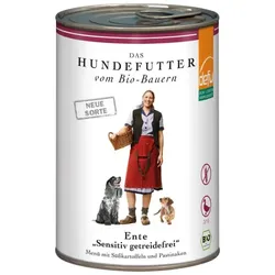 defu Nassfutter Hund Ente Sensitiv getreidefrei bio 410g