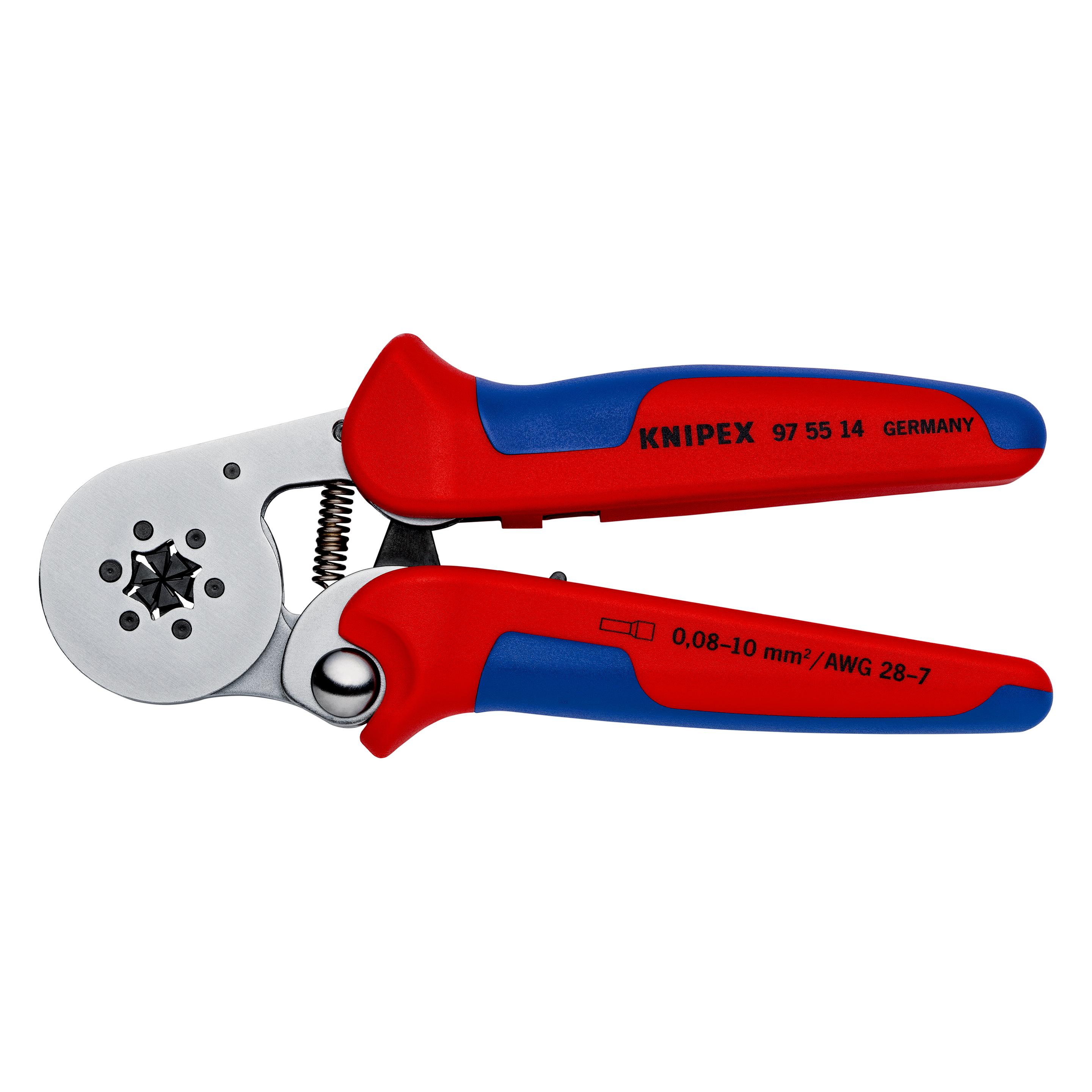 Knipex Selbsteinstellende Crimpzange für Aderendhülsen (180 mm) (97 55 14)