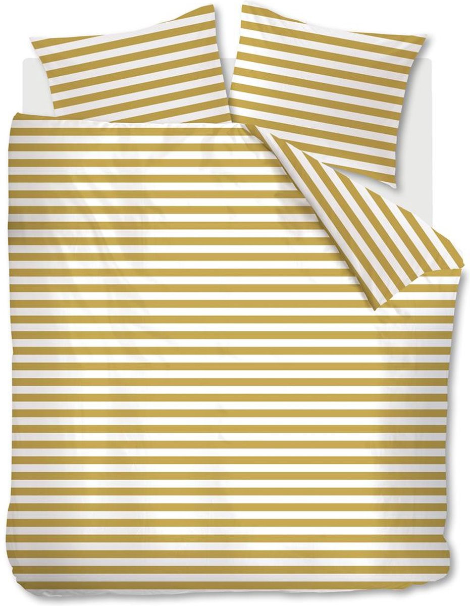 Ambiante Orsin dekbedovertrek tweepersoons geel 200x220 cm