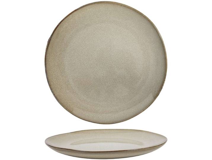 Cookinglife Dinerborden Sabi - Set van 6 - Dinner Plate - Aardewerk Beige - Vaatwasserbestendig - Ø 26 cm