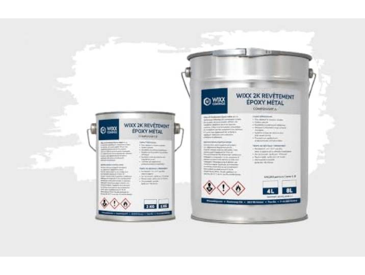 Wixx 2K Epoxy Metaalcoating - Wit - 5L