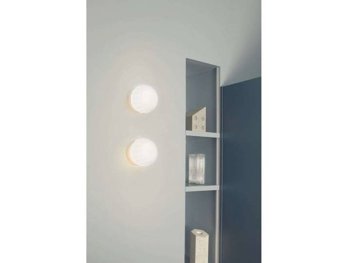 Lita Plafonnier/Applique Murale Ø18 White - Luceplan - Salon / séjour - Verre