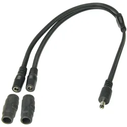 Tecmate Optimate Y-Splitter DC 2,5 mm Stecker auf 2x DC 2,5mm Buchse