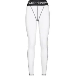 PLEIN SPORT Jogging-Leggings, Größe XL in Weiß 01