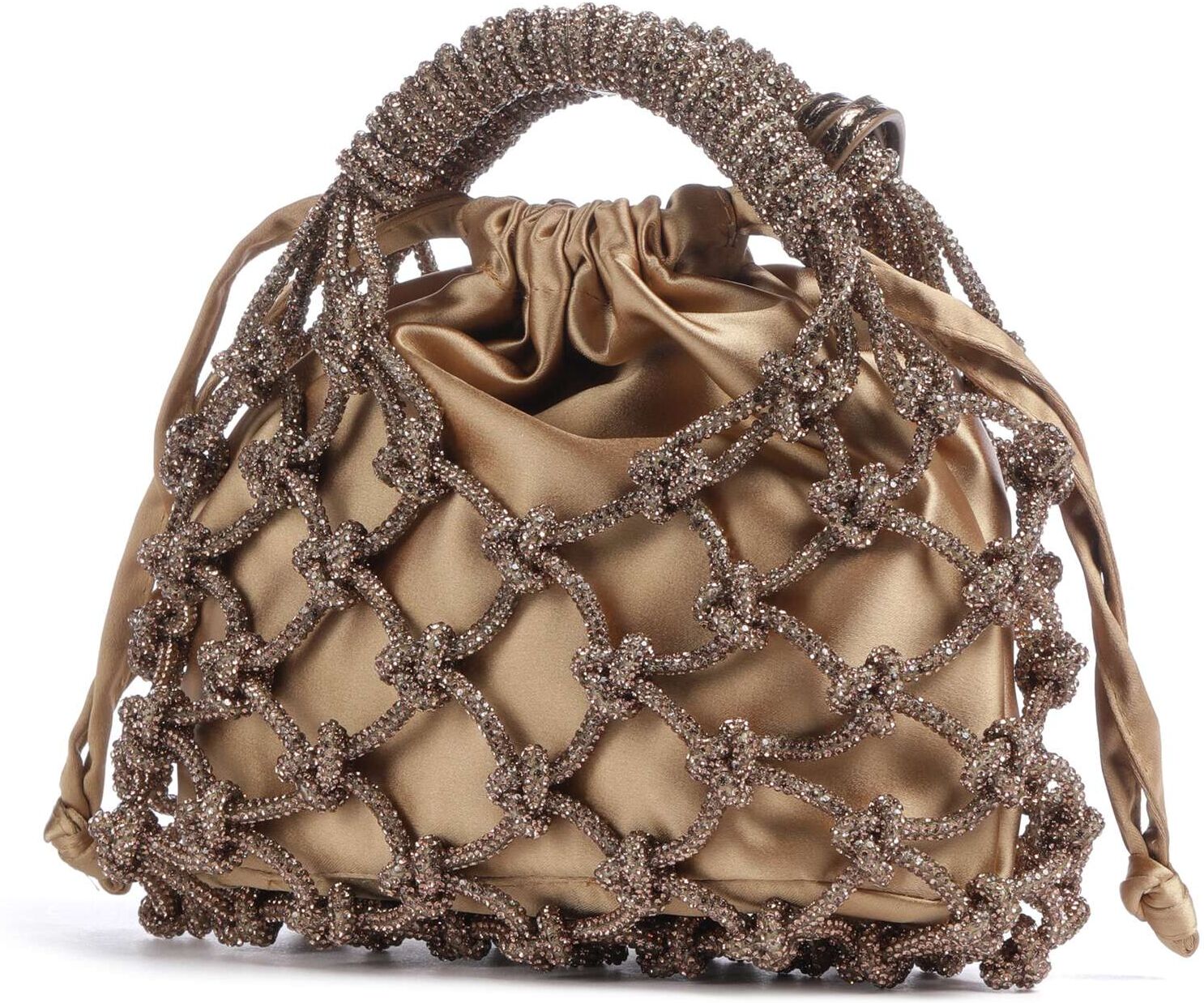 Kurt Geiger Macrame Small Handtasche, gelb
