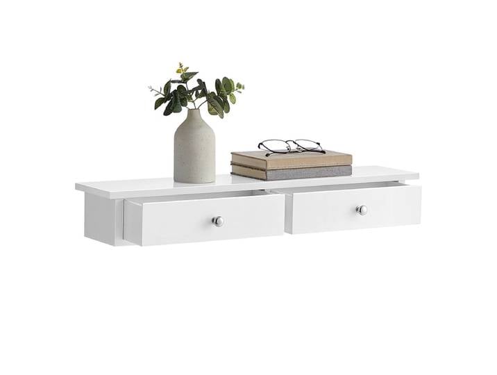 Wandregal SONGMICS LIGHTY 65x15x10cm weiss