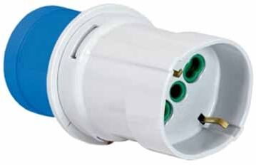 Fanton Adattatore Industriale Spina 2p+t 16a 200-250v Presa Bipasso Italo/tedesca 2p+t 16a  73100