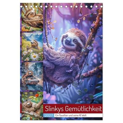 Slinkys Gemütlichkeit (Tischkalender 2027 DIN A5 hoch), CALVENDO Monatskalender