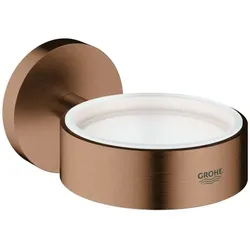 GROHE Halter Essentials 40369_1, für Glas, Seifenschale, Seifenspender, warm sun...