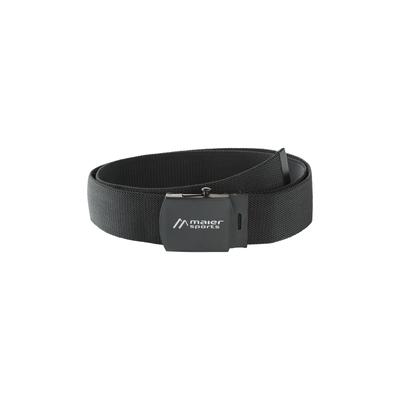 Synthetikgürtel MAIER SPORTS "Tech Belt", Damen, Gr. 2, schwarz, Kunstfaser, Gürtel, Gürtel mit elastischem Gurtband, stufenlos verstellbar