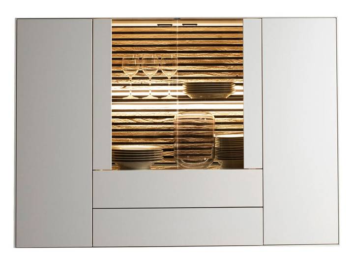 Schöner Wohnen Highboard YONNA, birke, Massivholz