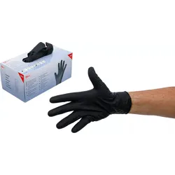 BGS 74669 Einweghandschuh Box Nitril mit extra Griffigkeit Gr. L 100 Stück
