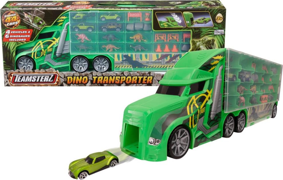 Teamsterz Mega Dinosaurus transportvoertuig met accessoires
