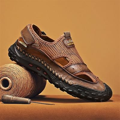 robuste Herren-Wandersandalen mit rutschfester Sohle und bequemer Passform – perfekt für Outdoor-Abenteuer und Strandtage