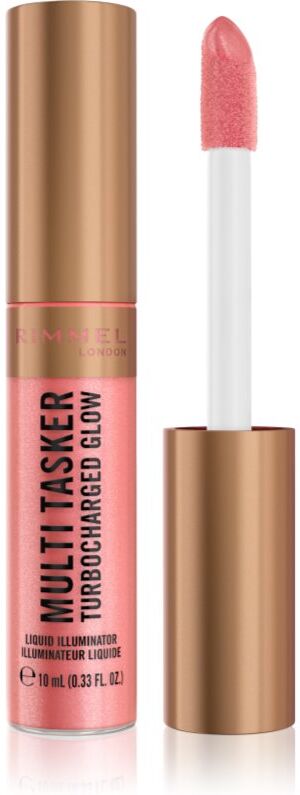 Rimmel Multi-Tasker Turbocharged Glow liquid highlighter shade 002 Rosy Rebel 10 ml
