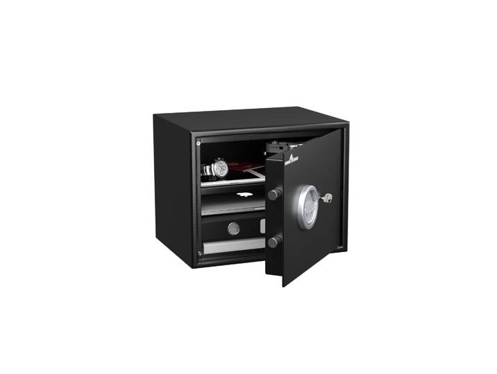 Hartmann Tresore Coffre-fort blindé 32 L serrure à clé - Noir