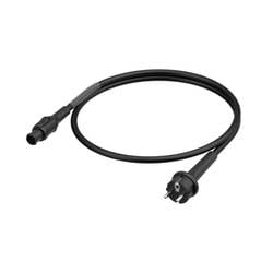 Neutrik 1028915 Strom Anschlusskabel Schwarz 3 m