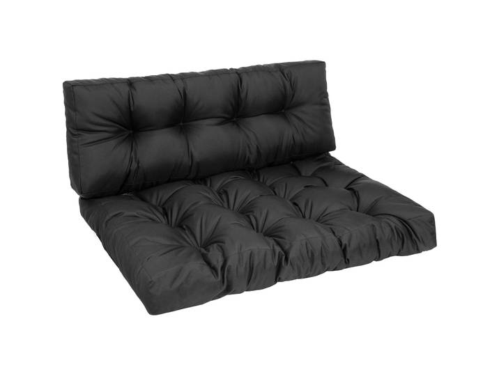 Kissen-Set COCON Schwarz Polyester Wasserabweisend