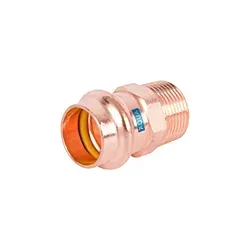 HS AQUAGAS V Übergangsstück 22 mm x 1 Zoll 4501022100 Kupfer, AG, Press Copper,  Fitting für Gas und Wasser