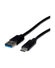 ROLINE RM USB3.2 Gen1 Kabel A-C ST/ST 0,5m Daten< 5Gbit/s Strom 5V/900mA Digital/Daten Strom/Netzteil 0,5 m (11.45.9010)