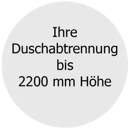 Schulte Aufpreis Höhe bis 2200 mm auf Sondermaßpreis - Duschkabine