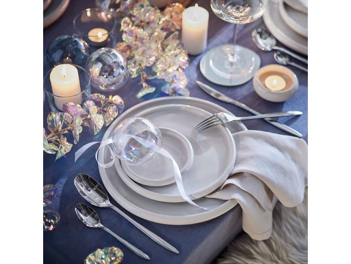 Assiettes à apéritif - Lot de 6 Ø 12cm Beige/Crème