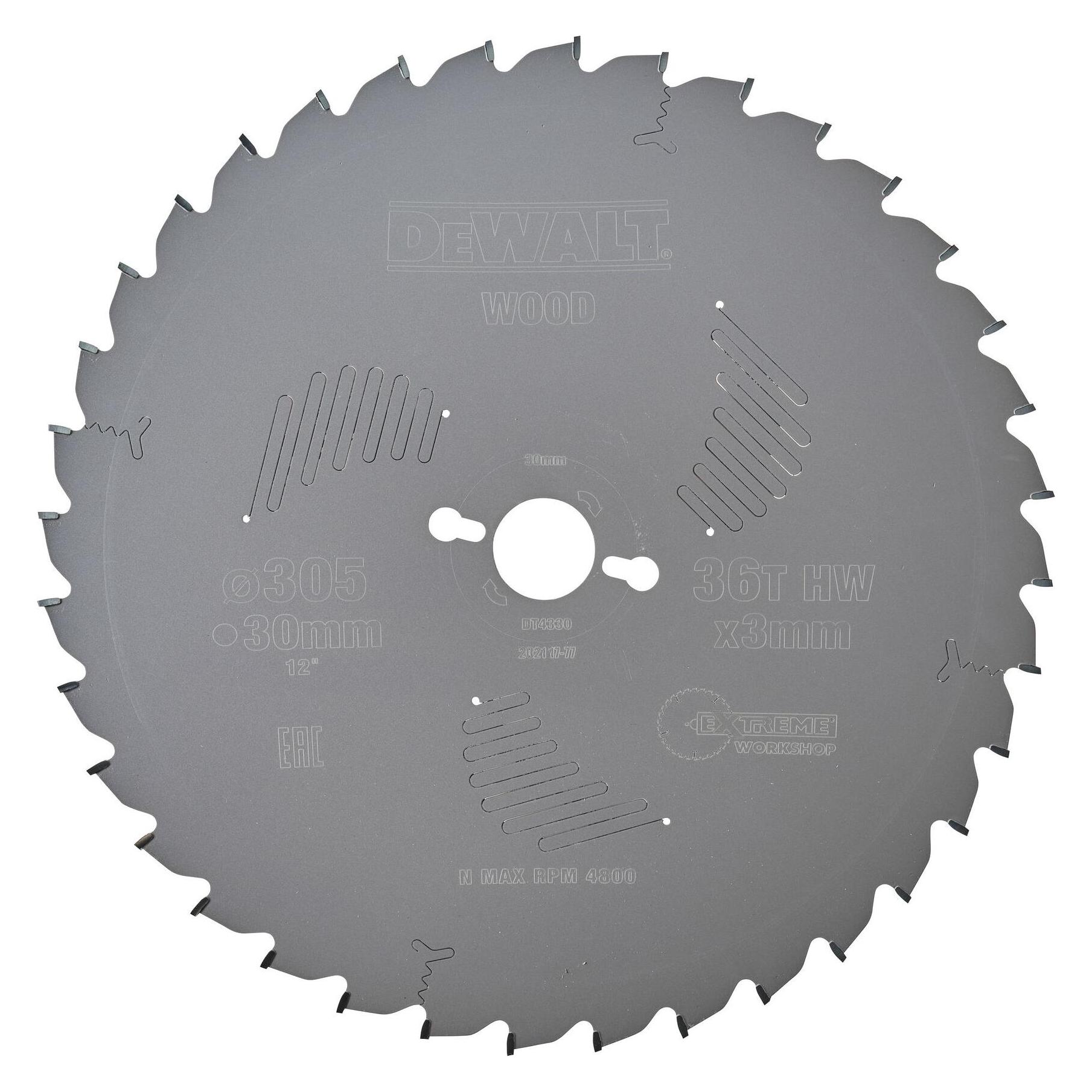 DeWalt Kreissaegeblatt stat. 305/30mm 36WZ (DT4330-QZ)