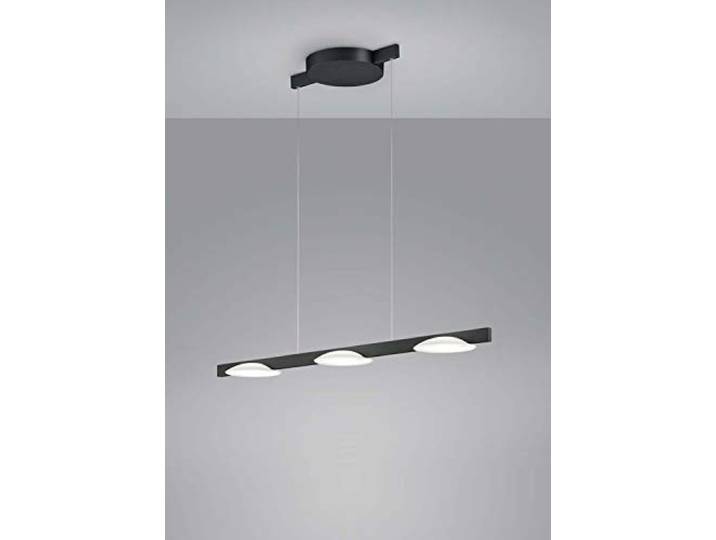 Helestra LED Pendelleuchte POLE, 3-flammig, IP20, mattschwarz eloxiert