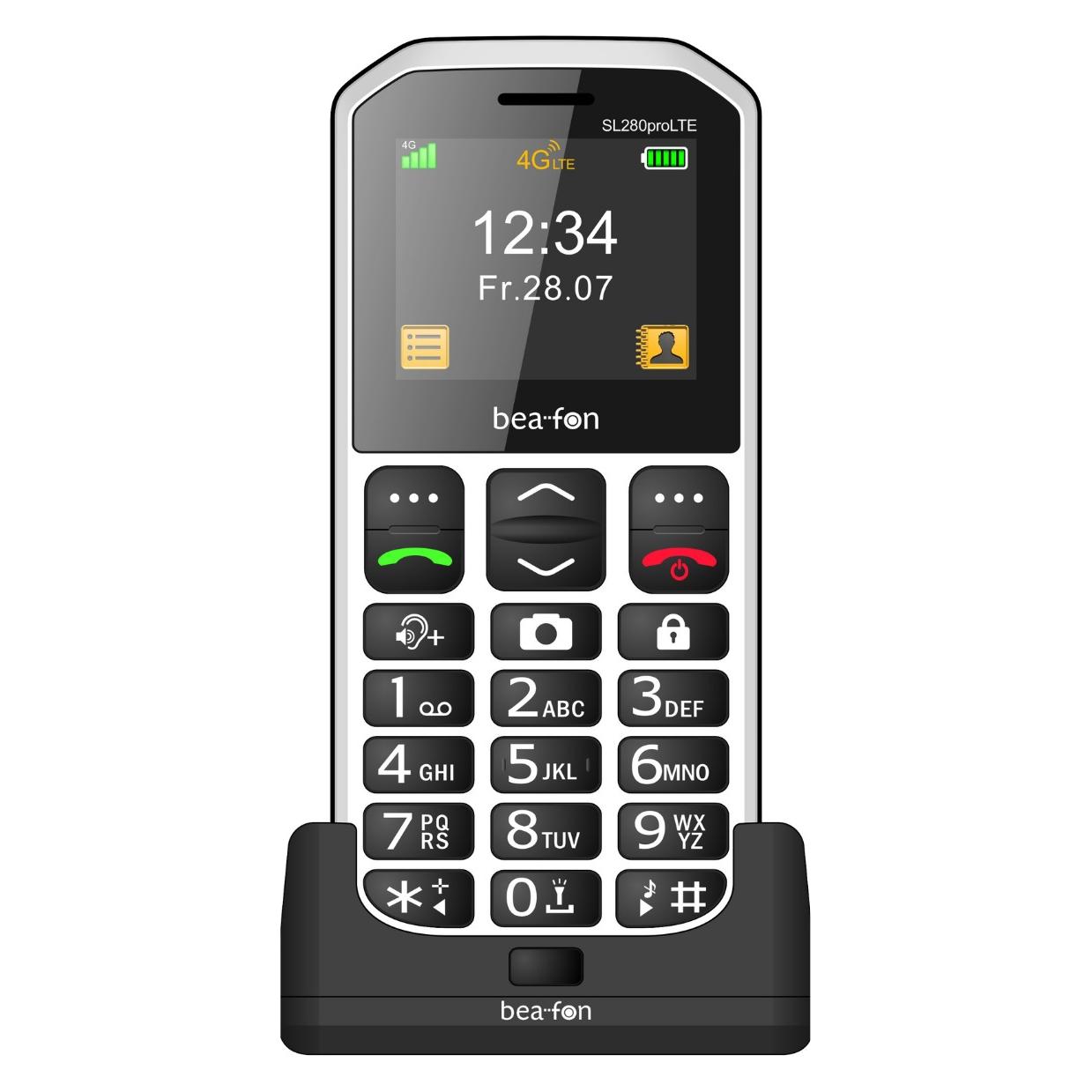 Bea-Fon SL280Pro LTE schwarz-weiss (2") (SL280PROLTE_EU003BW)