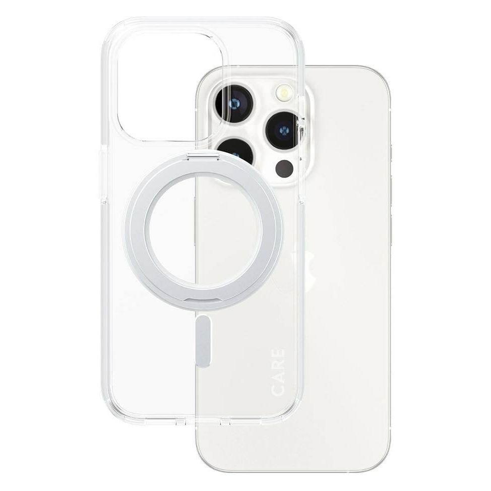 Care Case Feature Silver Kickstand&MagSafe (Apple iPhone 15 Pro) (1414)