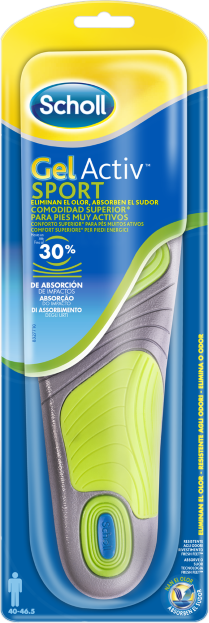 Scholl Gelactiv Palmilhas Sport Homem 40-46.5 2 unidades